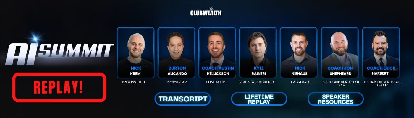 AI Summit replay: watch the full summit, transcript and speaker resources inside Club Wealth University