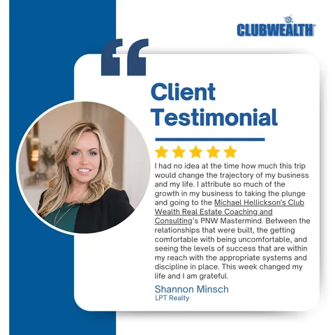 Club Wealth attendee testimonial