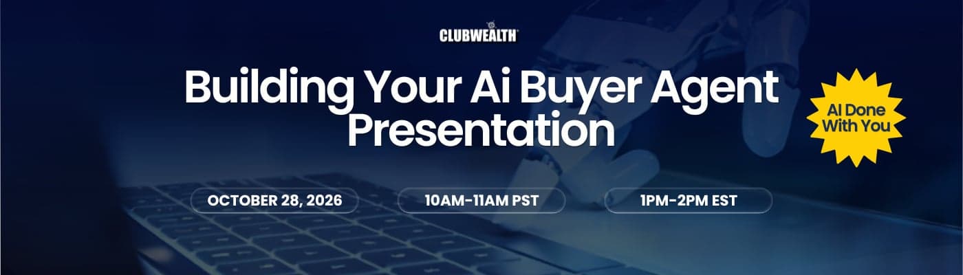 Building Your AI Buyer Agent Presentation — live Done-With-You webinar, Wednesday October 28, 2026